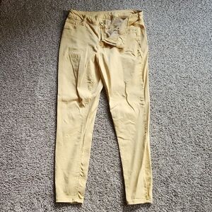 Maurices Yellow Skinny Pants